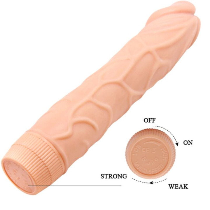 BAILE - BOB VIBRADOR REALISTA 22.5 CM CARNE