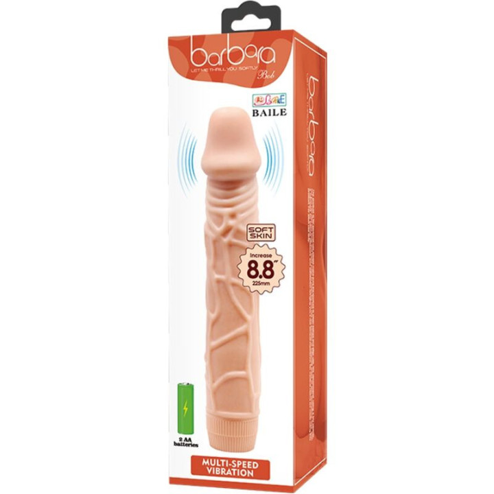 BAILE - BOB VIBRADOR REALISTA 22.5 CM CARNE