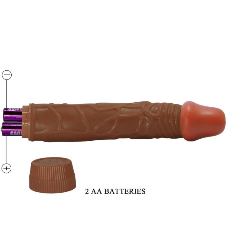 BAILE - BOB VIBRADOR REALISTA 22.5 CM MULATO