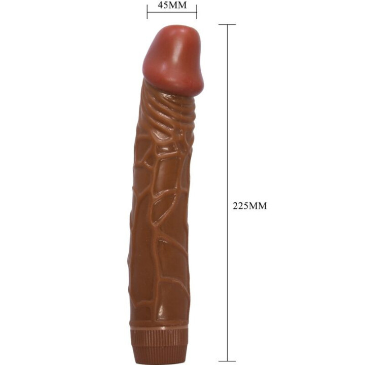 BAILE - BOB VIBRADOR REALISTA 22.5 CM MULATO