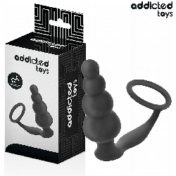 ADDICTED TOYS - PLUG ANAL COM ANEL MODELO 5