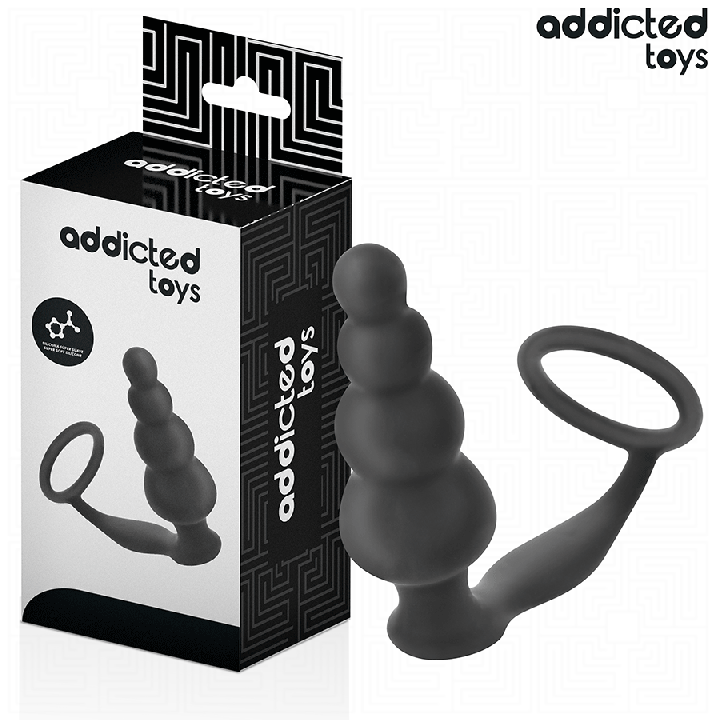 ADDICTED TOYS - PLUG ANAL COM ANEL MODELO 5