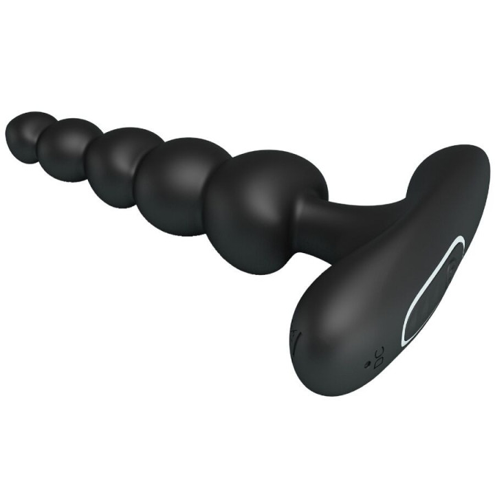 PRETTY LOVE - VIBRADOR ANAL CORBAN 10 VIBRAÇÕES PRETO