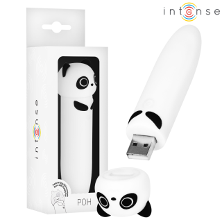 INTENSO - POH PANDA VIBRATING BULLET USB RECARREGÁVEL 10 X 2.2 CM