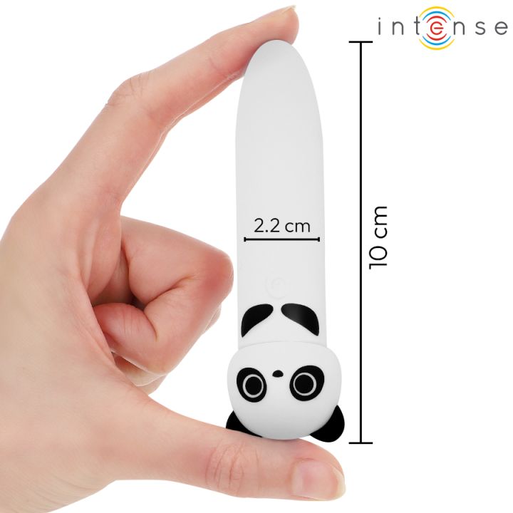 INTENSO - POH PANDA VIBRATING BULLET USB RECARREGÁVEL 10 X 2.2 CM