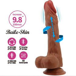 BAILE - CALISTO DILDO REALISTA 24 CM CARNE