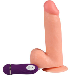 SHEQU - DILDO VIBRATÓRIO FANTASMA COM CONTROLE REMOTO 20 CM