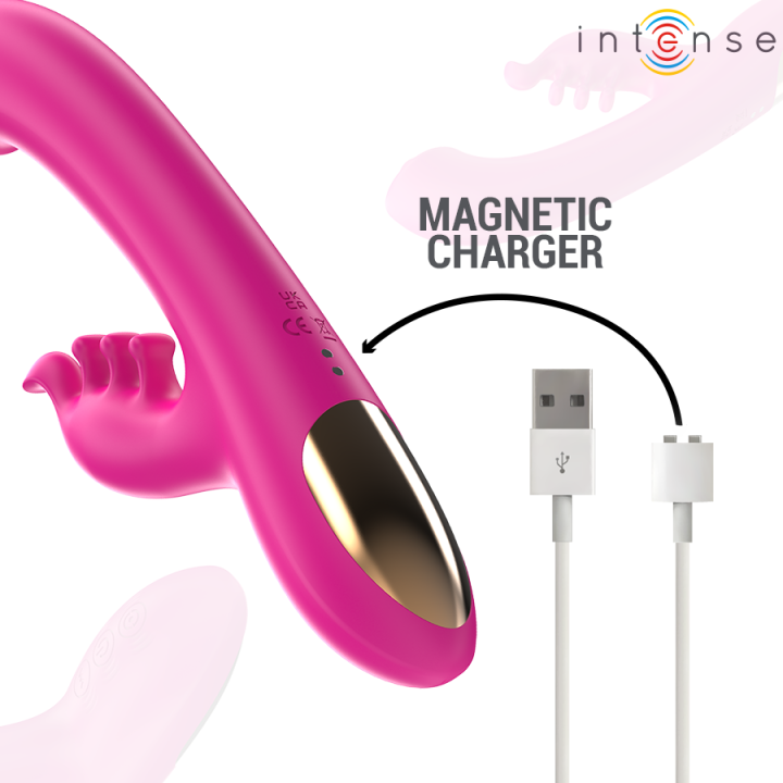 INTENSE - CHRISTINA MULTIFUNCIONAL RABBIT VIBRADOR 22.5 CM ROSA