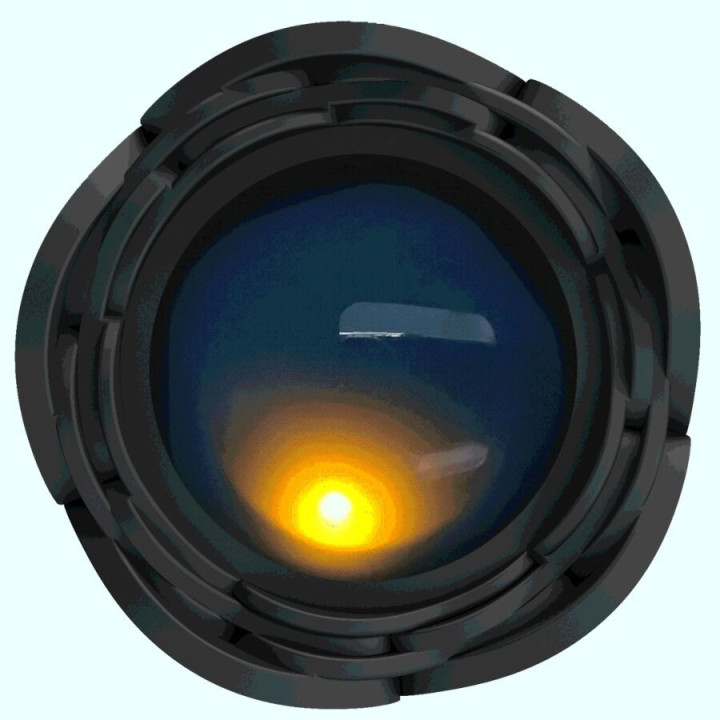 PRETTY LOVE - TARION ANAL PLUG COM LUZ LED PRETO 12.5 CM