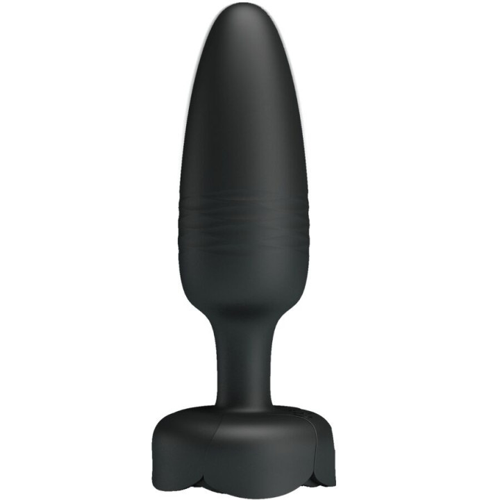 PRETTY LOVE - TARION ANAL PLUG COM LUZ LED PRETO 12.5 CM