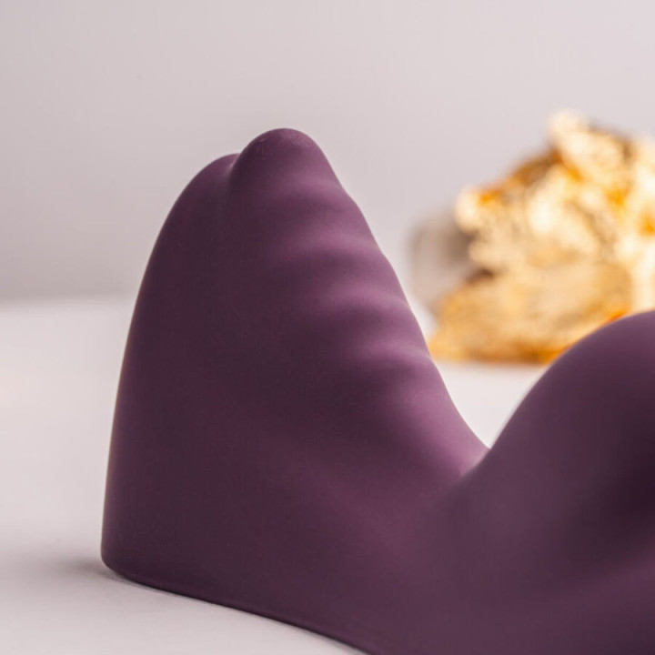 ROCKS-OFF - VIBRADOR RUBY GLOW ROXO PARA SENTAR
