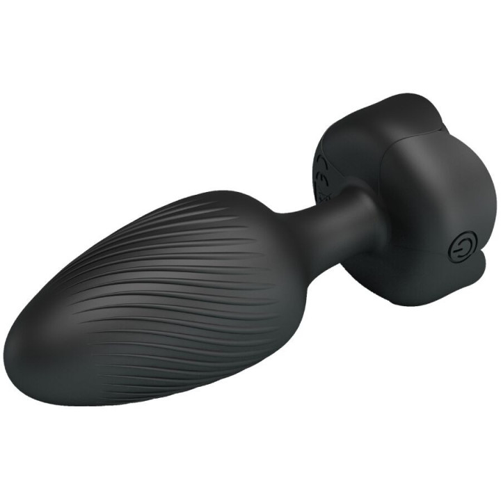 PRETTY LOVE - VARIAN ANAL PLUG COM LUZ LED PRETO 10.8 CM