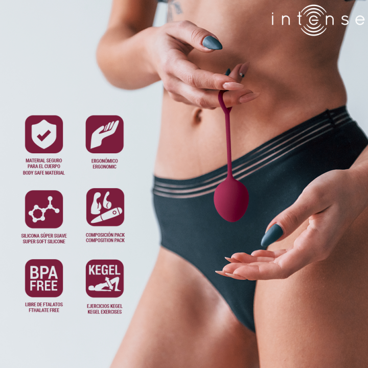 INTENSE - KIT CHARLI KEGEL BALL BURGUNDY