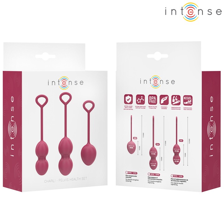 INTENSE - KIT CHARLI KEGEL BALL BURGUNDY