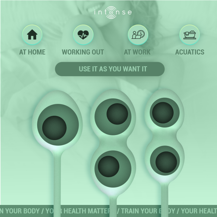 INTENSE - KIT CHARLI KEGEL BALL VERDE CLARO