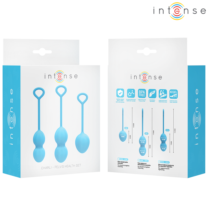 INTENSE - KIT CHARLI KEGEL BALL AZUL