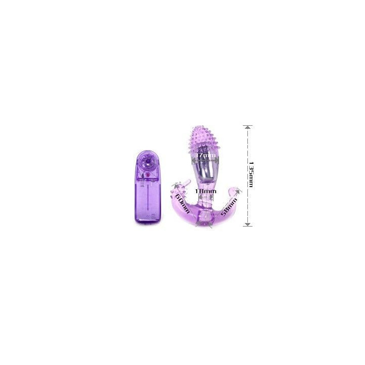 BAILE - ESTIMULADOR VAGINAL E ANAL COM VIBRAO