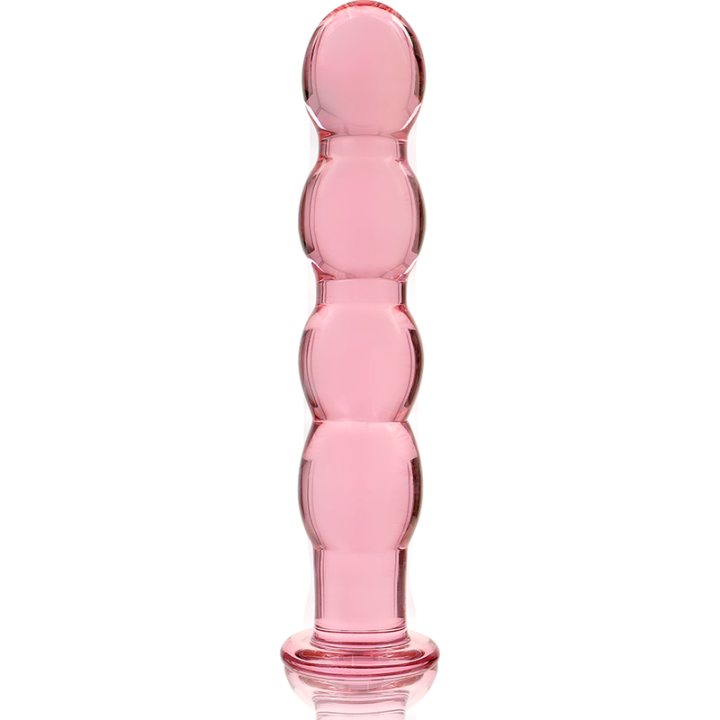 NEBULA SERIES BY IBIZA - MODELO 10 DILDO VIDRO BOROSILICADO ROSA 16.5 CM -O- 3.5 CM