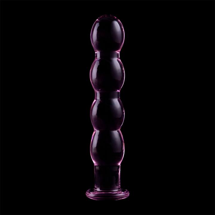 NEBULA SERIES BY IBIZA - MODELO 10 DILDO VIDRO BOROSILICADO ROSA 16.5 CM -O- 3.5 CM