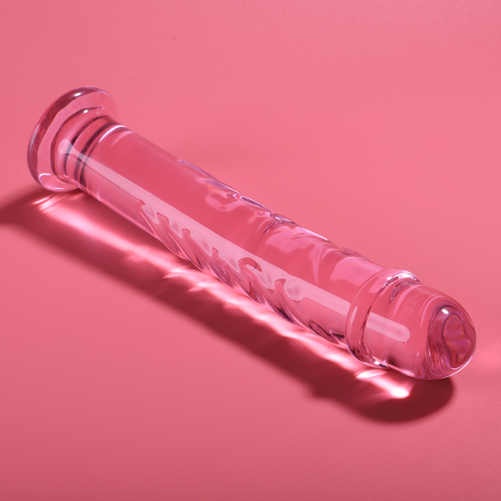 NEBULA SERIES BY IBIZA - MODELO 16 DILDO VIDRO BOROSILICADO ROSA 18.5 CM -O- 3 CM
