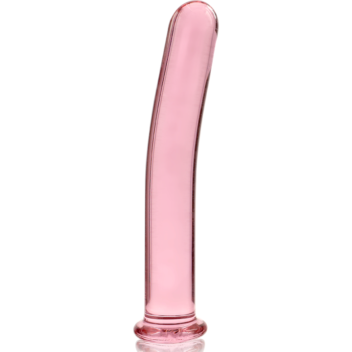 NEBULA SERIES BY IBIZA - MODELO 17 DILDO VIDRO BOROSILICADO ROSA 18.5 CM -O- 3 CM