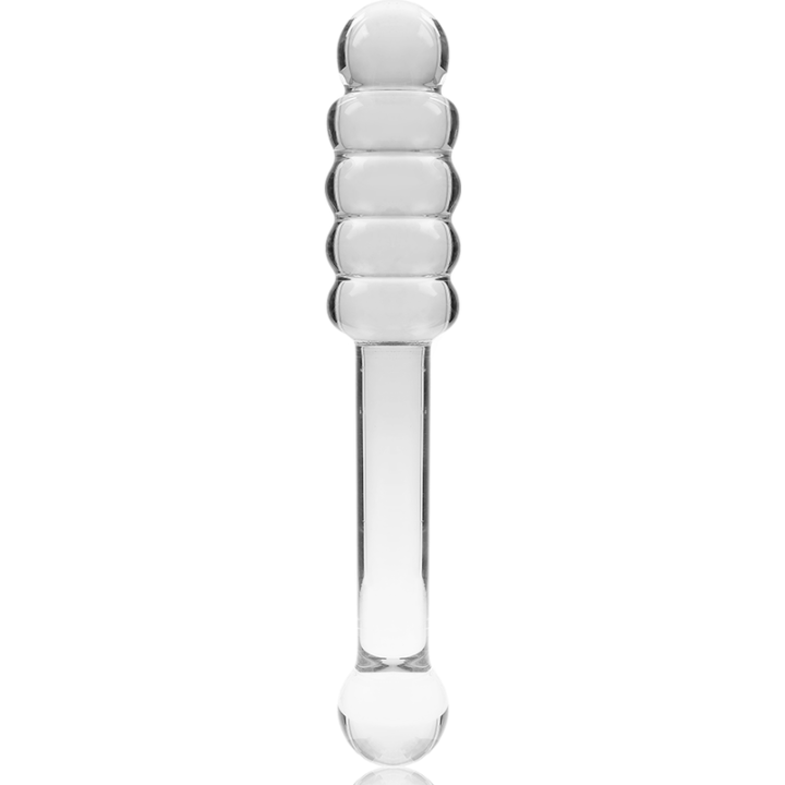 NEBULA SERIES BY IBIZA - MODELO 20 DILDO VIDRO BOROSILICADO TRANSPARENTE 20.5 CM -O- 3 CM