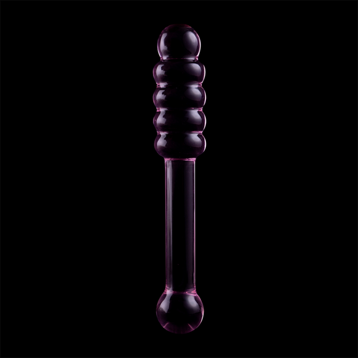 NEBULA SERIES BY IBIZA - MODELO 20 DILDO VIDRO BOROSILICADO ROSA 20.5 CM -O- 3 CM