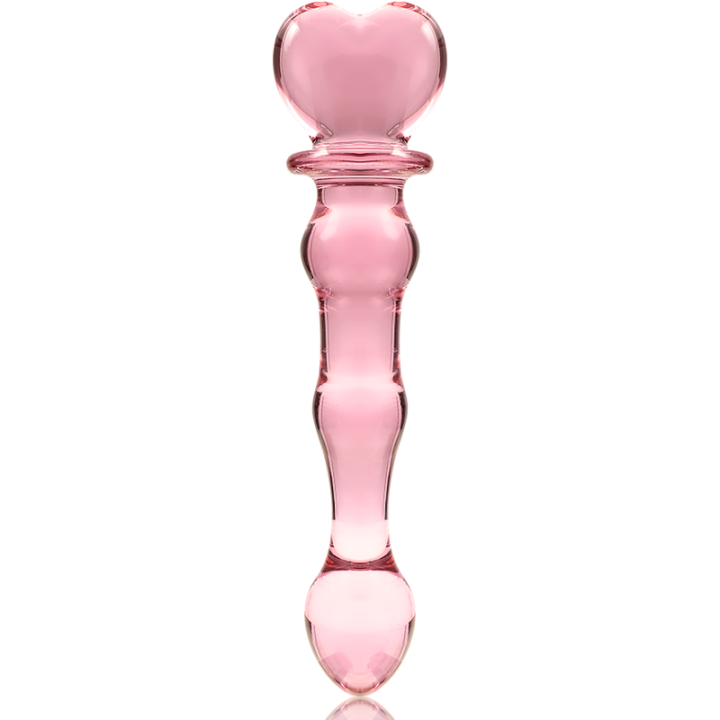 NEBULA SERIES BY IBIZA - MODELO 21 DILDO VIDRO BOROSILICADO ROSA 20.5 CM -O- 3.5 CM