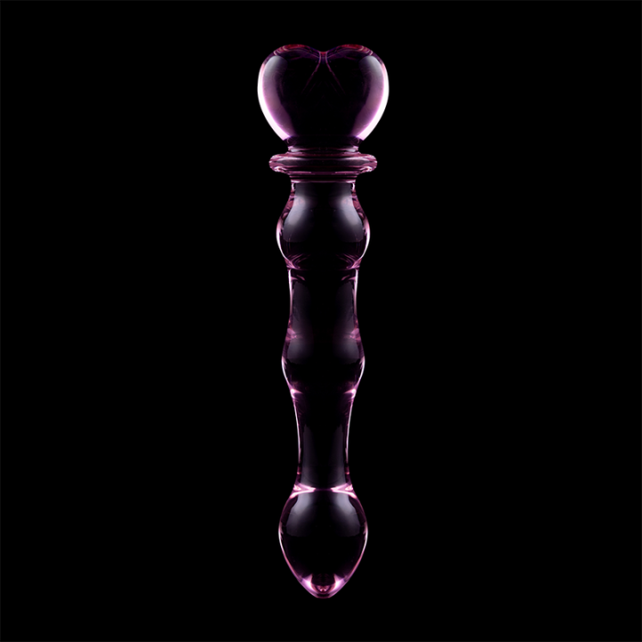 NEBULA SERIES BY IBIZA - MODELO 21 DILDO VIDRO BOROSILICADO ROSA 20.5 CM -O- 3.5 CM