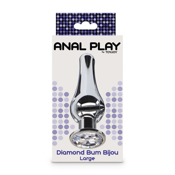 TOYJOY - ANAL PLAY DIAMANTE BUM BIJOU PLUG ANAL GRANDE
