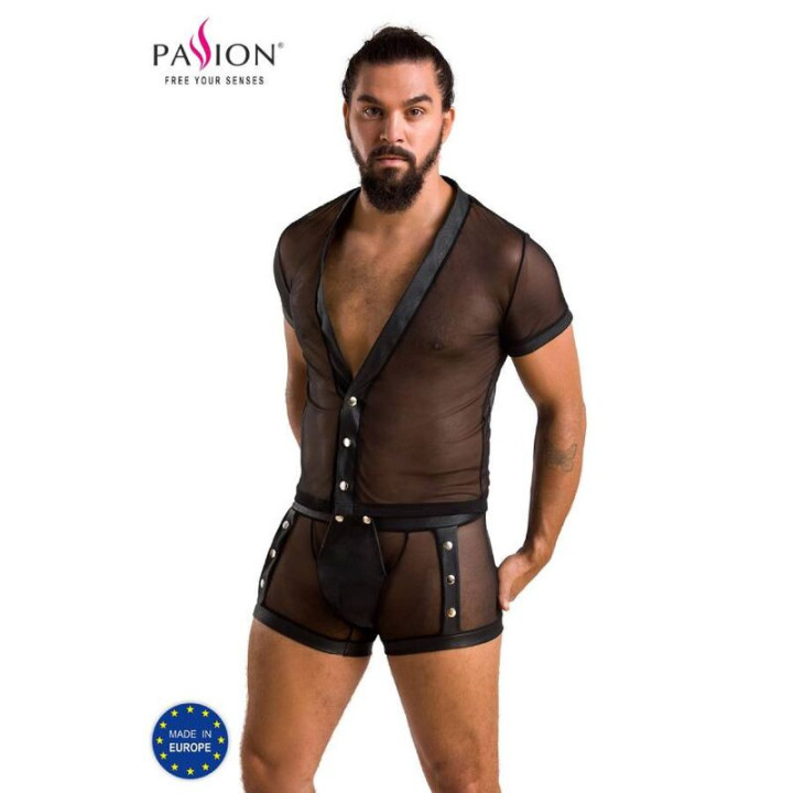 PASSION - 052 CONJUNTO MICHAEL BLACK S/M