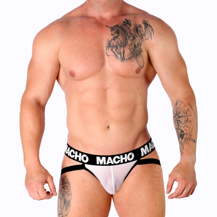 MACHO - MX26X1 JOCK GRID BRANCO L