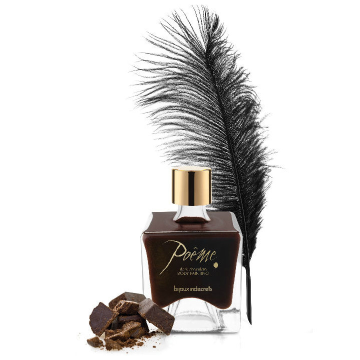 BIJOUX - POEME TINTA COMESTÍVEL CHOCOLATE PRETO 50 GR