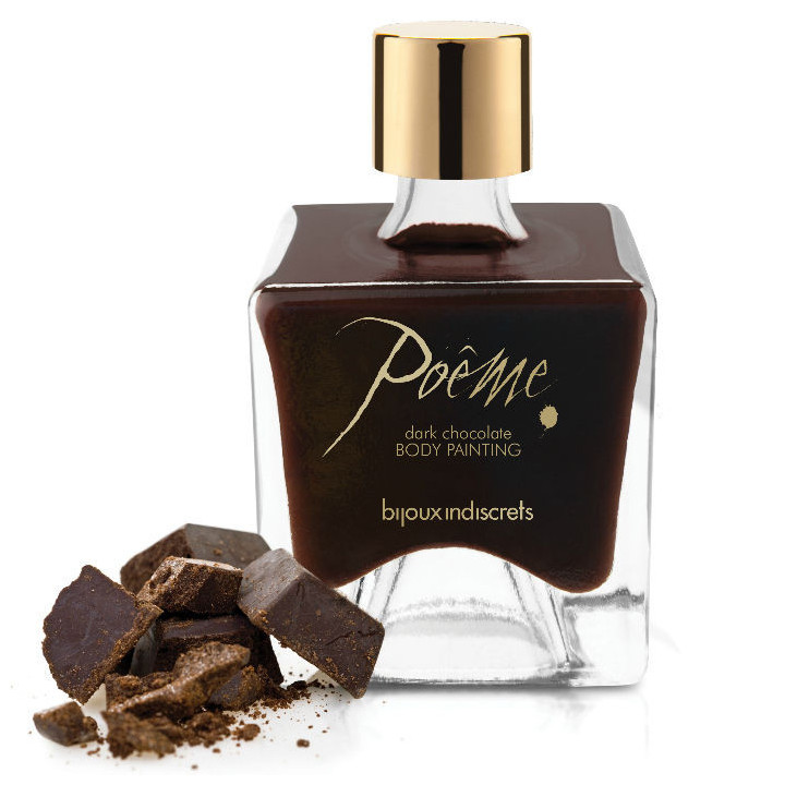 BIJOUX - POEME TINTA COMESTÍVEL CHOCOLATE PRETO 50 GR