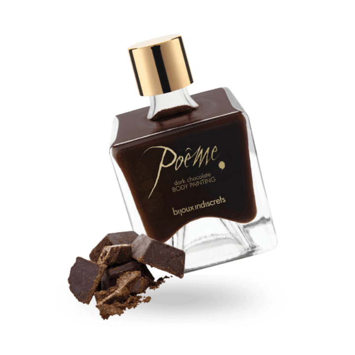 BIJOUX - POEME TINTA COMESTÍVEL CHOCOLATE PRETO 50 GR