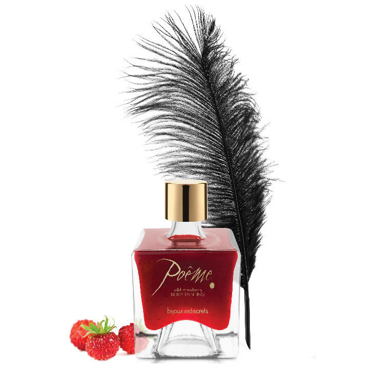 BIJOUX - POEME TINTA COMESTÍVEL MORANGO SELVAGEM 50 GR