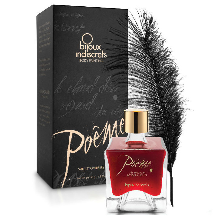 BIJOUX - POEME TINTA COMESTÍVEL MORANGO SELVAGEM 50 GR