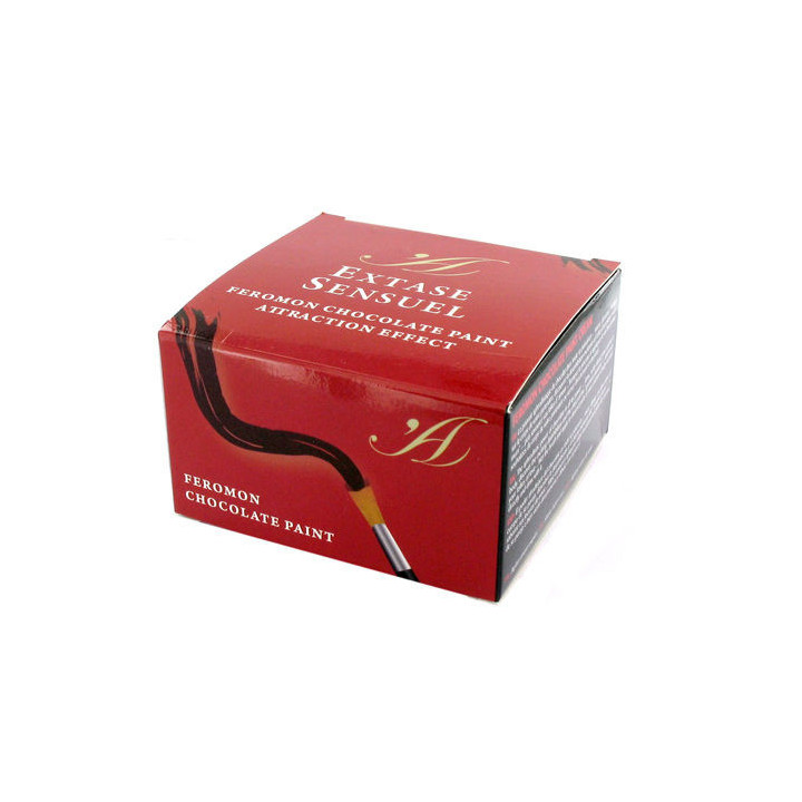 EXTASE SENSUAL - TINTA CORPORAL CHOCOLATE COM EFEITO DE ATRAO 50 ML