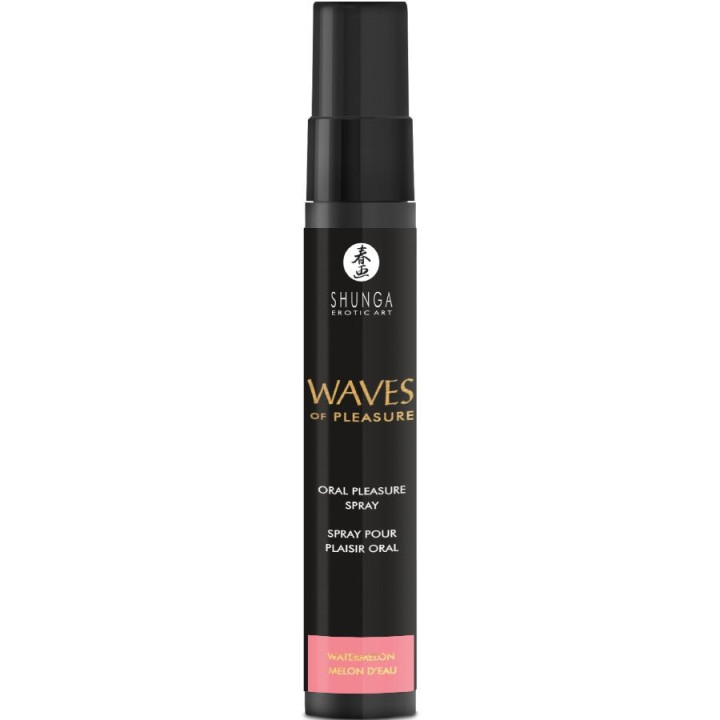 SHUNGA - SPRAY ORAL SEDUTOR DE PRAZER WAVES COM SABOR MELANCIA 20 ML