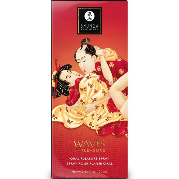 SHUNGA - SPRAY ORAL SEDUTOR DE MORANGO WAVES 20 ML