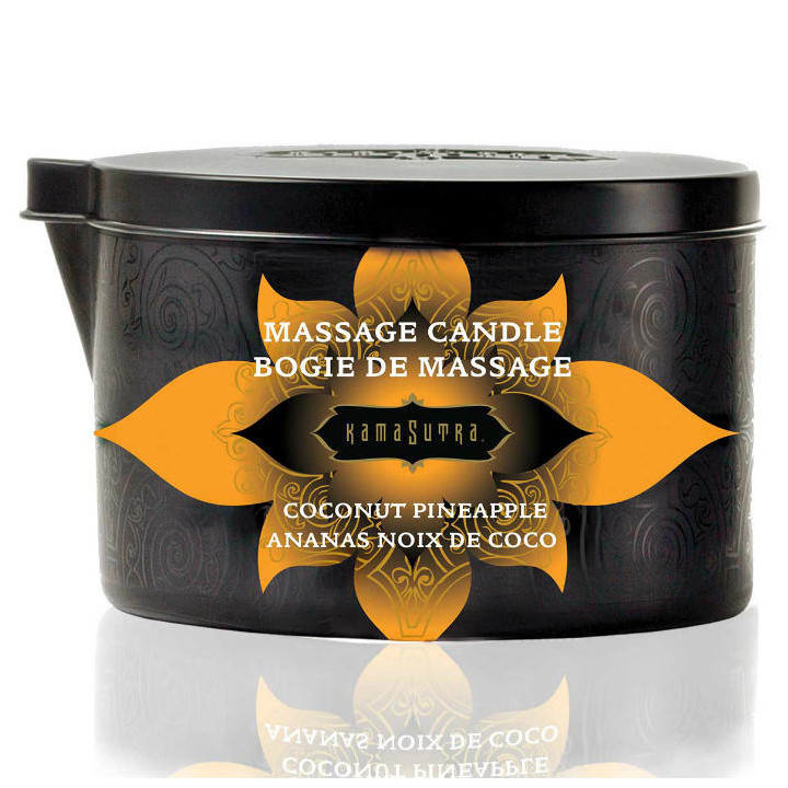 KAMASUTRA - VELA DE MASSAGEM COCO E ABACAXI 170GR