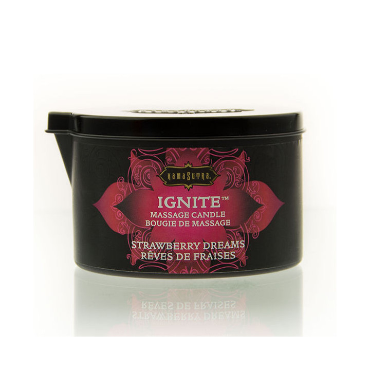 KAMASUTRA - VELA DE MASSAGEM MORANGOS DREAMS 170 GR