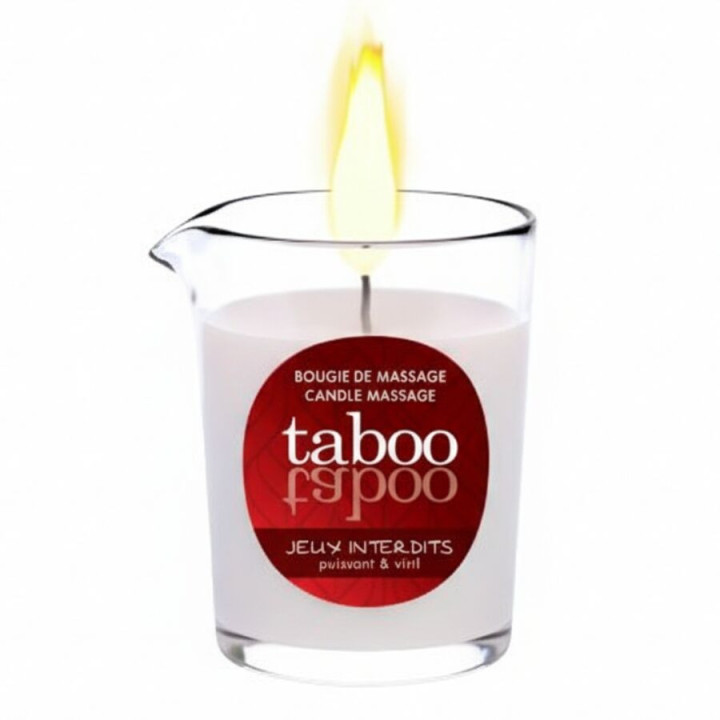 RUF - VELA DE MASSAGEM TABOO PARA ELE JEUX INTERDITS AROMA DE LÍQUEN SELVAGEM