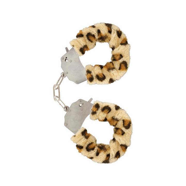TOYJOY - PUNHOS FURRY FUN BONDAGE LEOPARDO