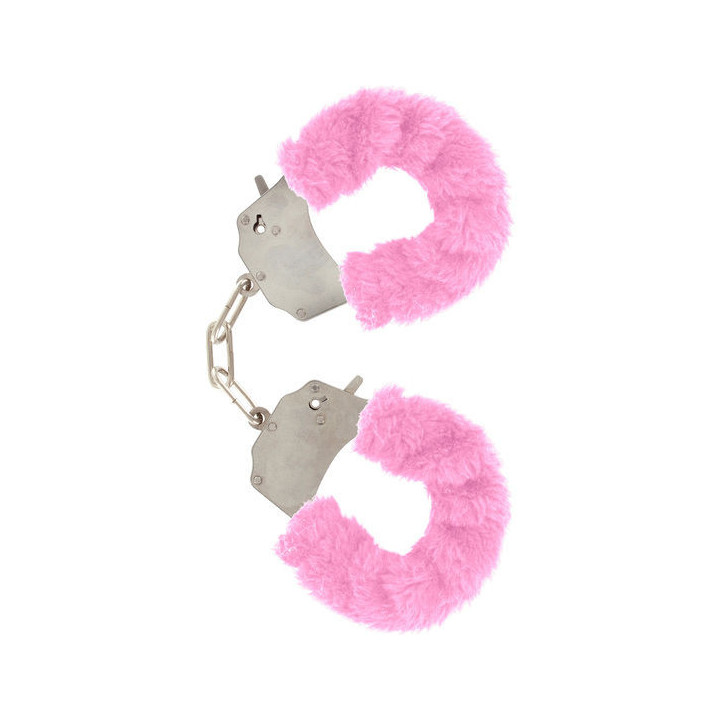TOYJOY - FURRY FUN CUFFS BONDAGE ROSA