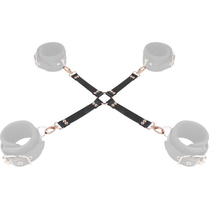 COQUETTE CHIC DESIRE - FANTASY HOG TIE COURO VEGANO