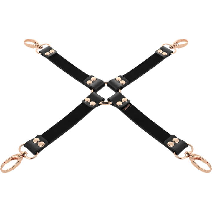 COQUETTE CHIC DESIRE - FANTASY HOG TIE COURO VEGANO