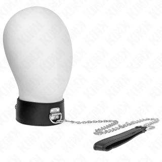 KINK - COLAR COM CINTO 65 CM COM ALÇA LARGA PRETA AJUSTÁVEL 33.5-41 CM X 5 CM