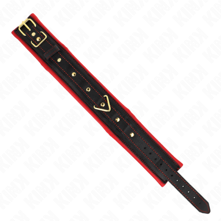 KINK - COLAR COM TRELA DE TECIDO LISO AJUSTÁVEL 33-48 CM X 5.7 CM