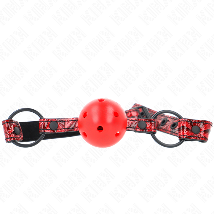 KINK - BOLA PADRÃO DIAMANTE 4.5 CM GAG MODELO 1 64.5 CM AJUSTÁVEL 42-60 CM